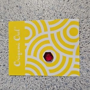 Origami Owl July Ruby Hexagon Crystal Birthstone Charm